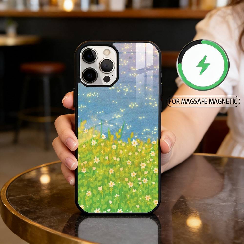 

Spring Iphone Wallpaper Phone Case For iPhone17,16,15,14,13,12,11 Plus,Pro Max Magnetic For Magsafe Wireless Charging iphone16e