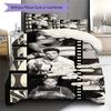 Elvis Presley Pattern Bedding,Quilt Set Quilt Cover Pillowcase Home Birthday Gift (1 * duvet cover + 2 * pillowcase, without core)