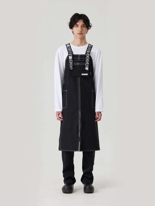 SOODAL COMPANY Black Shark Graphy Apron black