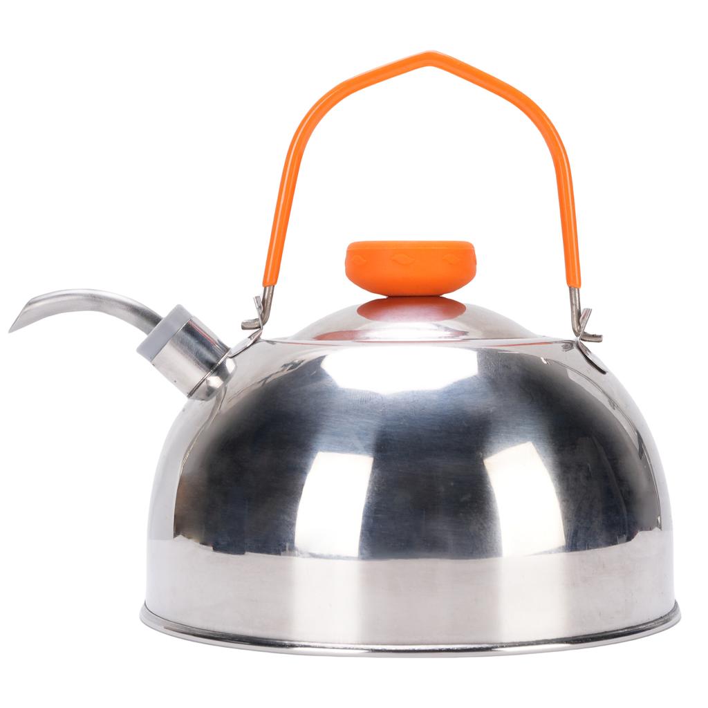 Outdoor Camping Kessel Tragbarer Wander-Rucksack-Tee-Kaffee-Topf zum Wasserkochen Edelstahl