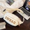 American Retro Trendy Breast Bag Men's Casual Versatile Large Capacity Sliver Bag Sports Riding Nylon Versatile Waist Bag Women