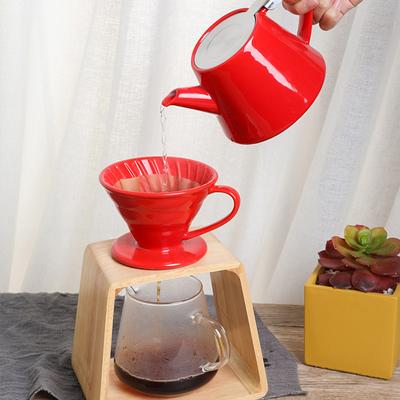 Seramik El yapımı Kahve filtreli fincan V60 Konik Filtre Konu Damla Kahve Fincanı Yaratıcı Kahve Aletleri