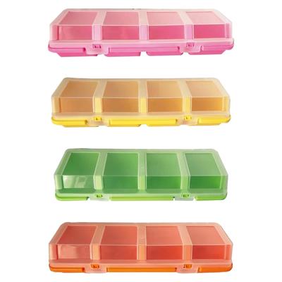 Hardware Tool Storage Box, Multi-Compartment Transparent Tool Organizer for Screws, Nuts and Small Fasteners