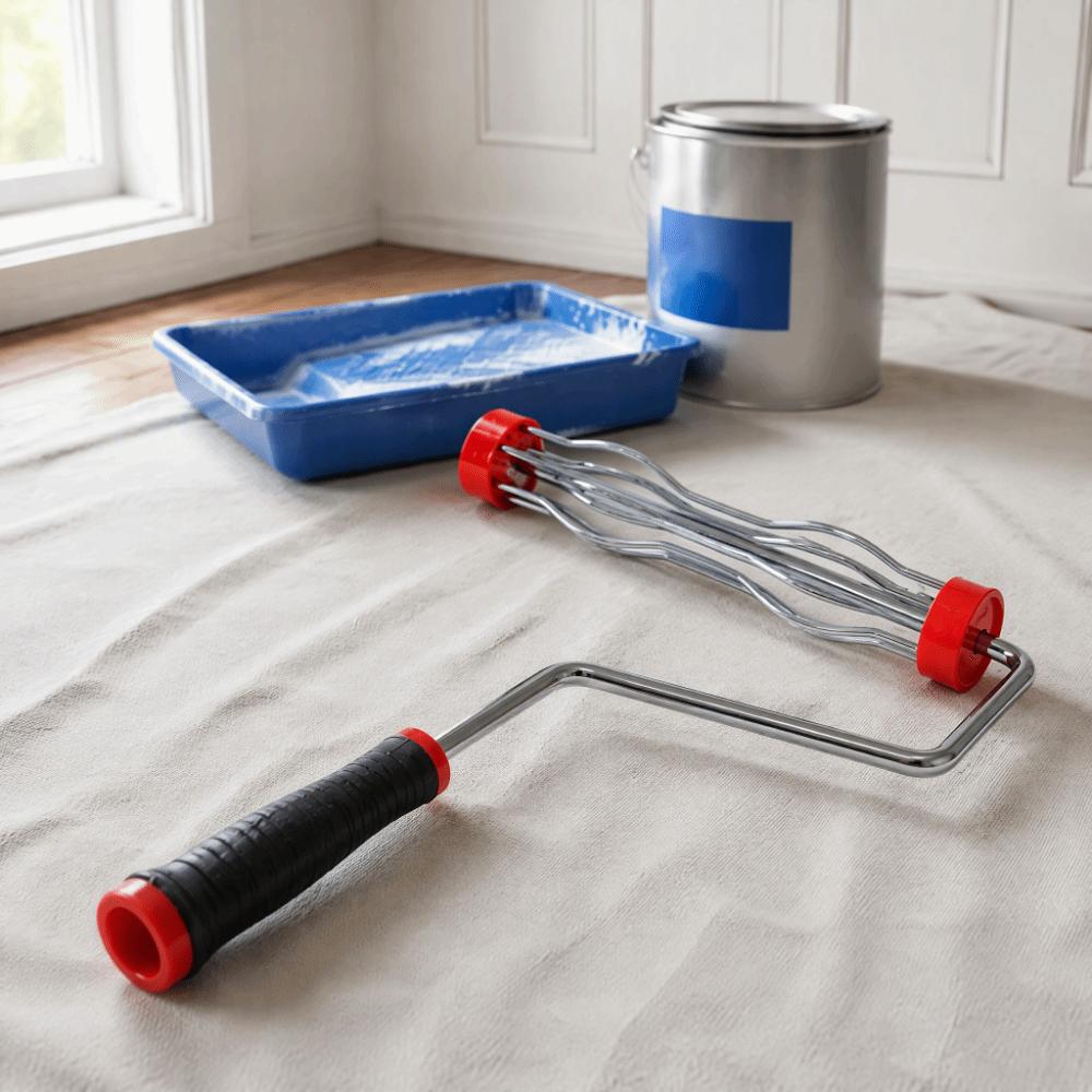 Galvanized Metal Frame Paint Roller Holder Roller Core Holder Latex Paint Application