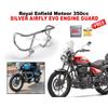 Royal Enfield "NEW CLASSIC 350 & METEOR 350" "SILVER AIRFLY EVO ENGINE GUARD"