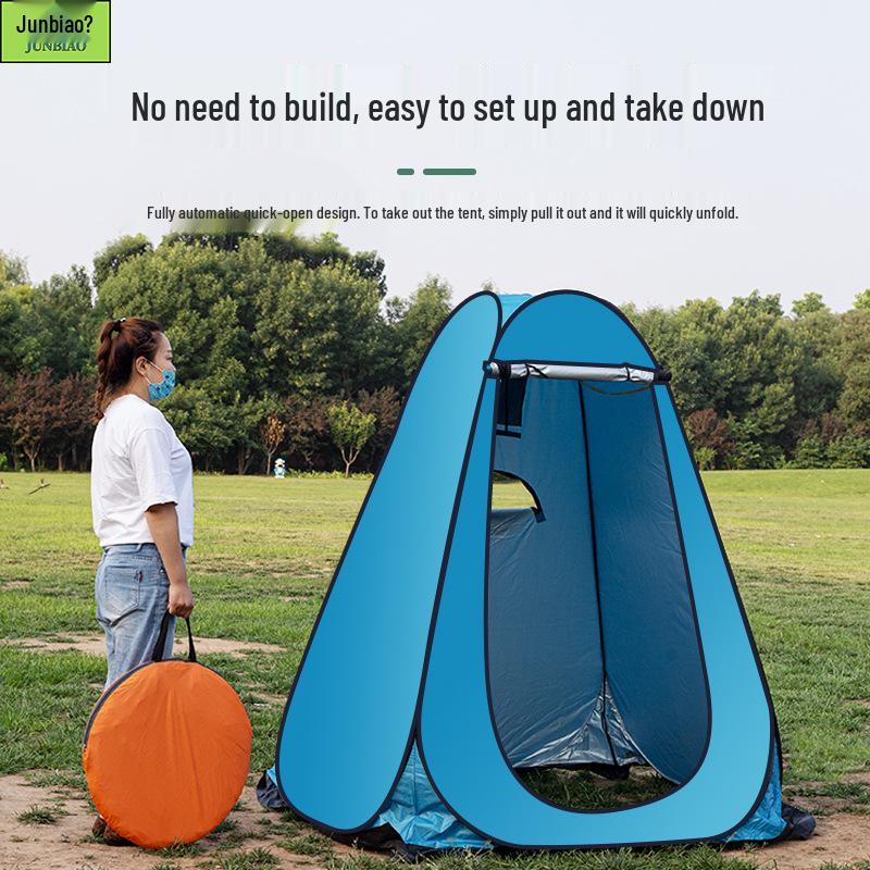 Thickened Outdoor Shower & Changing Tent: Quick-Open, Warm, Portable