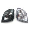Compatible Headlight Assembly for JAC Refine Business Car - Black/White Base with Corner Light