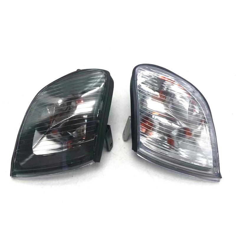 Compatible Headlight Assembly for JAC Refine Business Car - Black/White Base with Corner Light