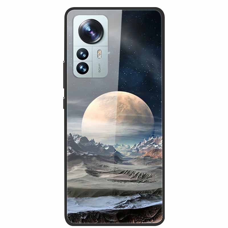 For Redmi Note 12S Case Tempered Glass Hard Back Cover for Xiaomi Redmi Note 12 Note12 Pro 4G 5G Phone Cases Note12S 12 S 12Pro