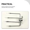 2 Pcs Grill Gabel Spieß BBQ Zubehör Eisen Gabeln Rotisserie Spieß Fleisch Grill Liefert Stick