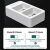 Universal LED Indicator Portable Intelligent Battery Charger 2 Slot Fast Charging Dock Adapter
