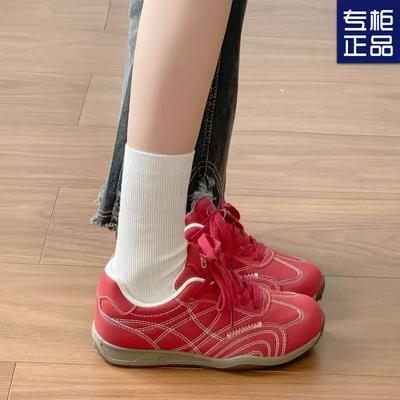 Koreanische Retro Deutsche Trainingsschuhe Damen Neu Herbst Damen Schuhe Plateau Freizeitschuhe