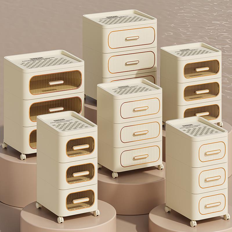 Multifunctional Storage Cabinet for Bedroom & Living Room: Bedside Table, Snack, Toy, Book & Clothes Organizer