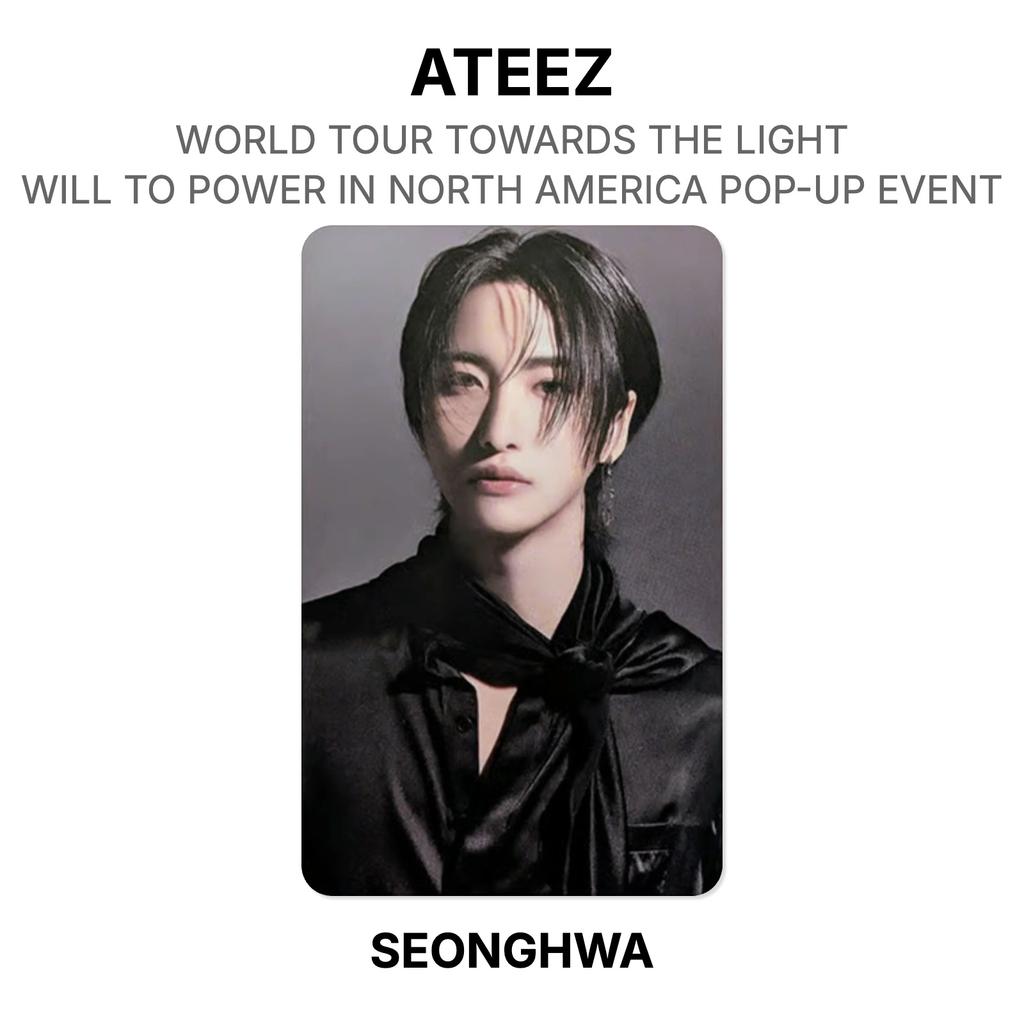 ATEEZ WORLD TOUR TOWARDS THE LIGHT : WILL TO POWER IN NORTH AMERICA POP-UP EVENT Official Photocard