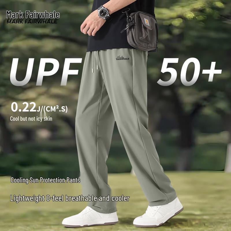 

MARK FAIRWHALE Men s UPF50+ Ice Silk Quick Dry Casual Sports Pants L