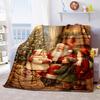 Christmas Plush Blanket Soft Comfortable All Seasons Perfect Sofa Office Naps Outdoor Travel Makes Great Gift