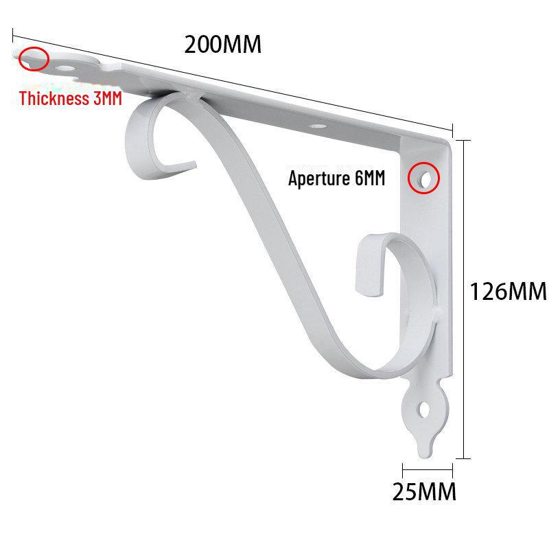 Thickened Iron Triangular Marble Countertop Support Bracket