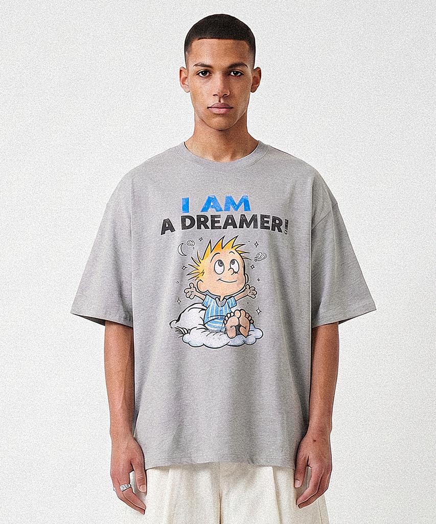 Deoseutoli Dreamer Double Short Sleeve Tee (Melange)