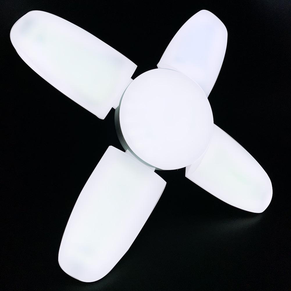 LED Garage Light 60W B22 High-quality  Multi-function Deformable Fan Blade Angle Adjustable Home Ceiling Lamp