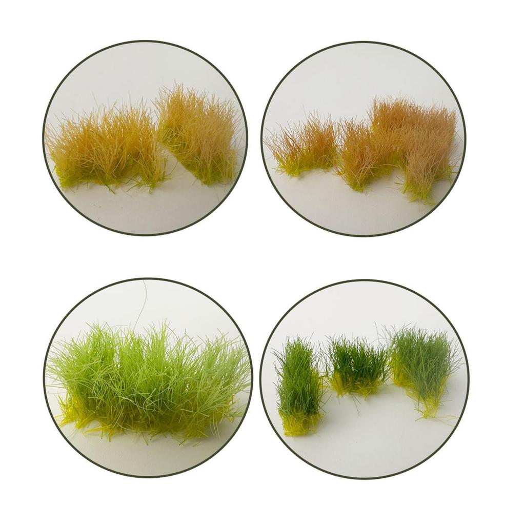 Artificial Grass Clusters for 1:35 1:64 1:87 Scale Model Landscapes