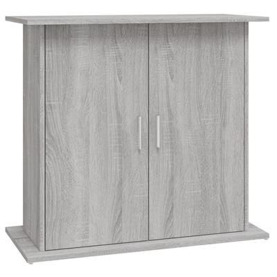 vidaXL Aquarium Stand Sonoma Gray 81x36x73 Cm Engineered Wood