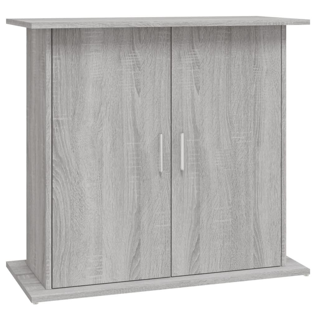 vidaXL Aquarium Stand Sonoma Gray 81x36x73 cm Engineered Wood