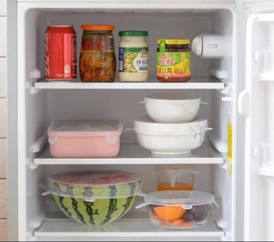 Silicone Stretch Lid Kitchen Accessories Can Be Reused Food Cover Plastic Wrap Cover Fresh-Keeping Sealed Bowl Storage Home