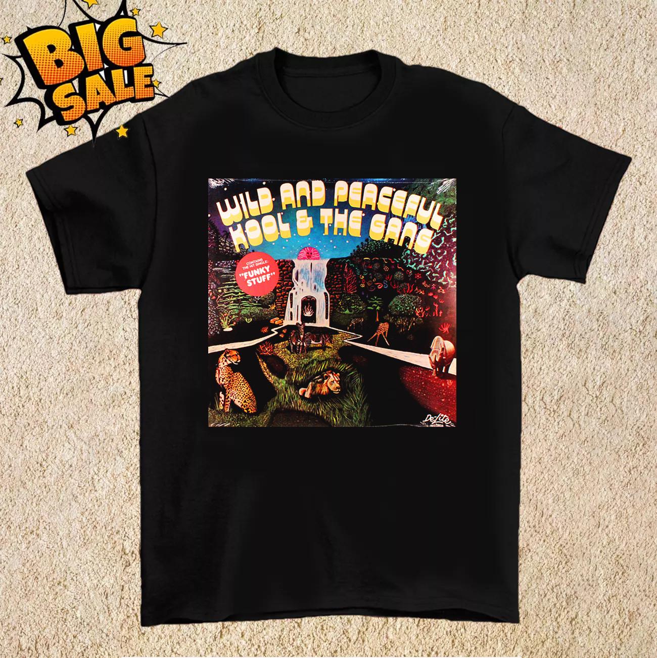 Kool and the Gang Wild and Peaceful T Shirt Full Size S-5XL S