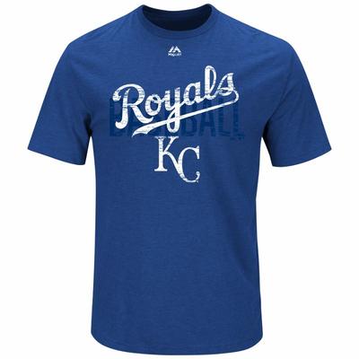 Camiseta MLB Kansas City Royals All In The Game Baseball Majestic Azul Unisex T-Shirt