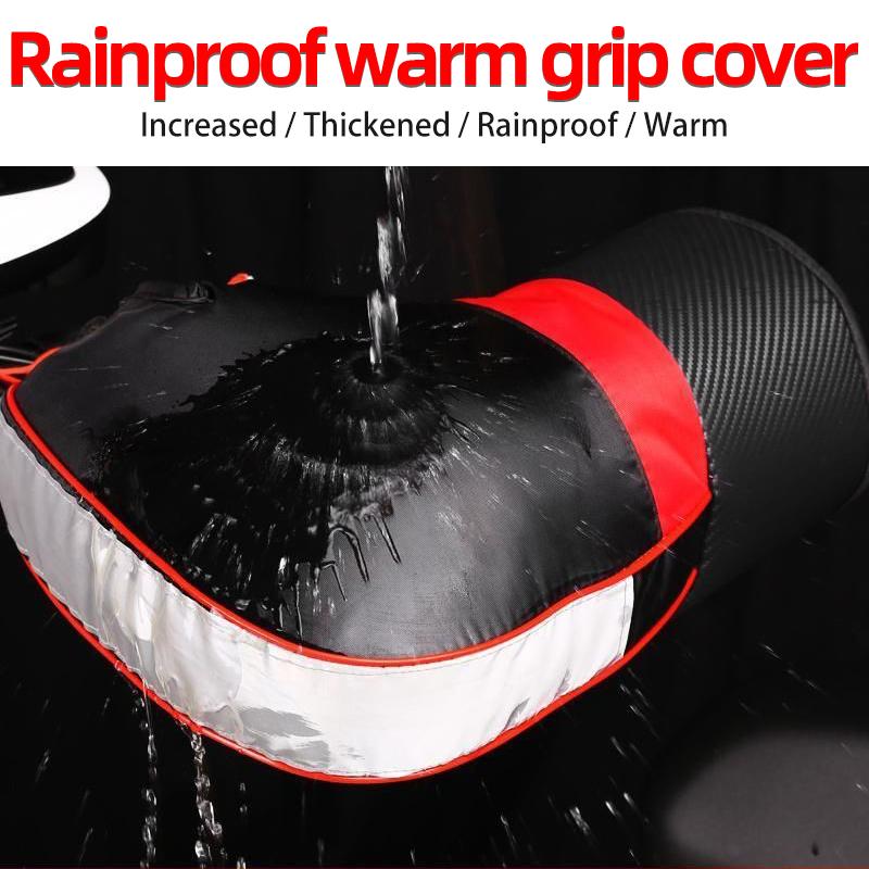Motorcycle Riding Handle Winter Gloves Warm Handle Waterproof Windproof Scooter Handle Insulation Sleeve Motorcycle Accessor