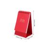 2025.9-2026.12 Compact Desk Calendar Minimalist Small Desktop Monthly Planner Office Home School Mini Calendar Notepad