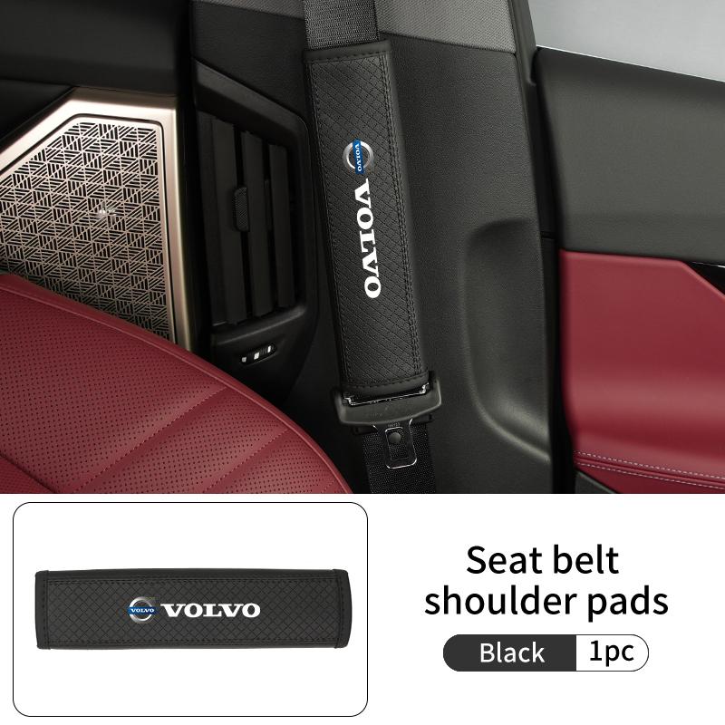 

Car Sefety Seat Belt Protrctor Auto Seatbelt Shoulder Pad Cover For Volvo S60 XC90 XC60 C30 C70 XC40 V40 XC70 V70 V60 V50 S80