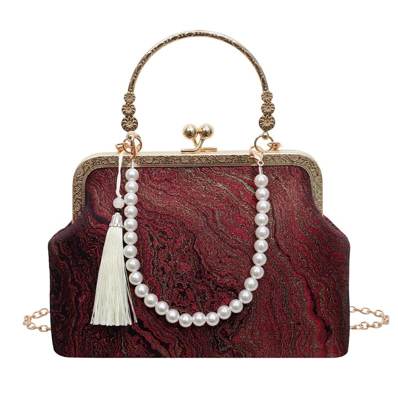 Fashionable Solid Color Design Sweet Women's Shoulder Bags 2026 Hot Sale Exquisite Personality Creative Tassel Crossbody Bags