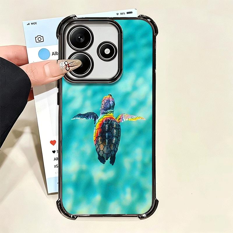 Summer Sea Turtle Cute Soft Phone Case For Xiaomi Poco X7 X8 Pro Max X6 X5 X3 F8 Ultra F7 M8 M7 M5S Redmi 15C 15A 15 14C 13C 12C