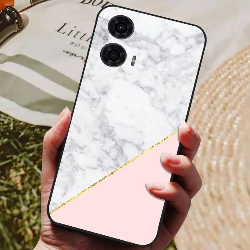 Per Custodia Moto G34 5G Morbido Silicone Antiurto Bella Cover Posteriore per Motorola Moto G34 5G G 34 TPU Capas per MotoG34 Cartone Animato Carino
