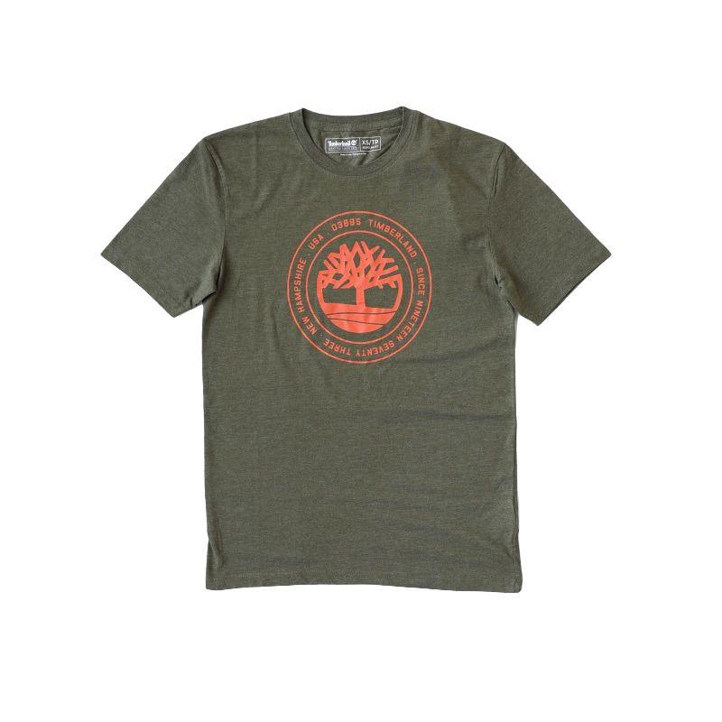 Timberland Knitted Casual Round Neck Printed Daily Short Sleeve T-Shirt Men Tops A2B8H-A58 XS