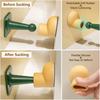 Cute Wall Door Stoppers, Silicone Self Adhesive, No Drill, Decorative Door Holder Stops