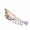 9.5cm Length TPE Shrimp Fishing Lures 10g Weight Artificial Shrimp Design Prawn Artificial Bait Pre-rigged Hooks
