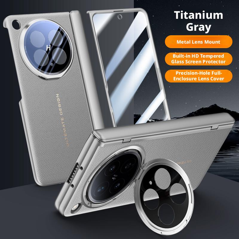 

Dual-screen Wrapped with Magnetic Hinge Lens Stand Holder Case For Oppo Find N6 Cell Phone Back Protection Cover OPPO Find N6