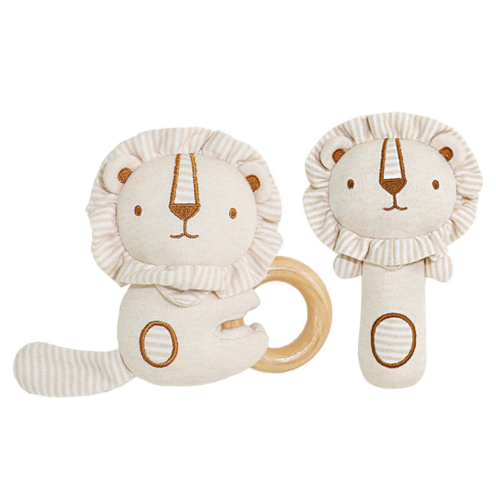 

Первые Игрушки Лев Погремушка Тканевая Игрушка Для Девочки Органический Хлопок Для Мальчиков (лев)