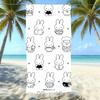 Miffy Rabbit Beach Towel Microfiber Quick Drying Absorbent Cartoon Printed Seaside Resort Bath Towel