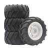 4PCS 85mm 12mm Hex Monster Truck Wheel Rubber Tires for SCY 16101 Pro 16102 Pro WLTOYS 144001 144010 1/16 Off-Road RC CarParts