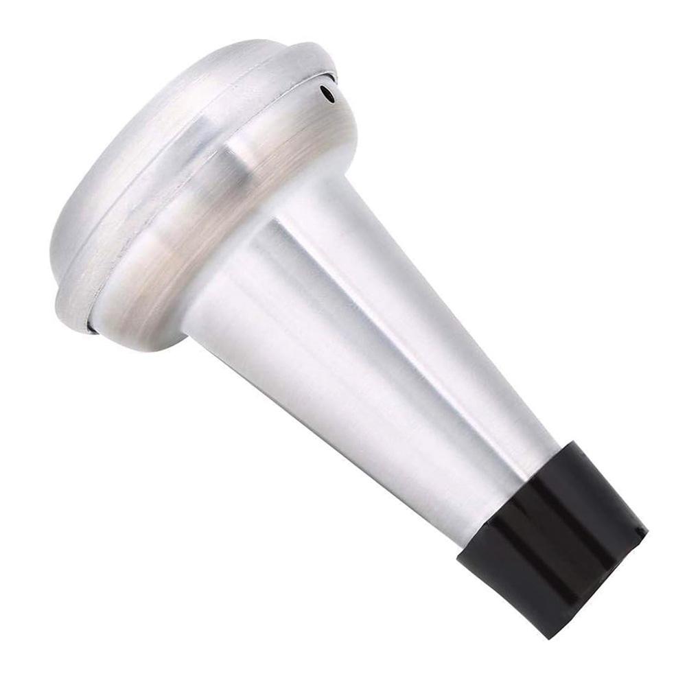 Aluminum Alloy Trumpet Silencer, Noise Reducer, Anti-Disturbance Muffler with Rubber Edge (80%–90% Noise Reduction)