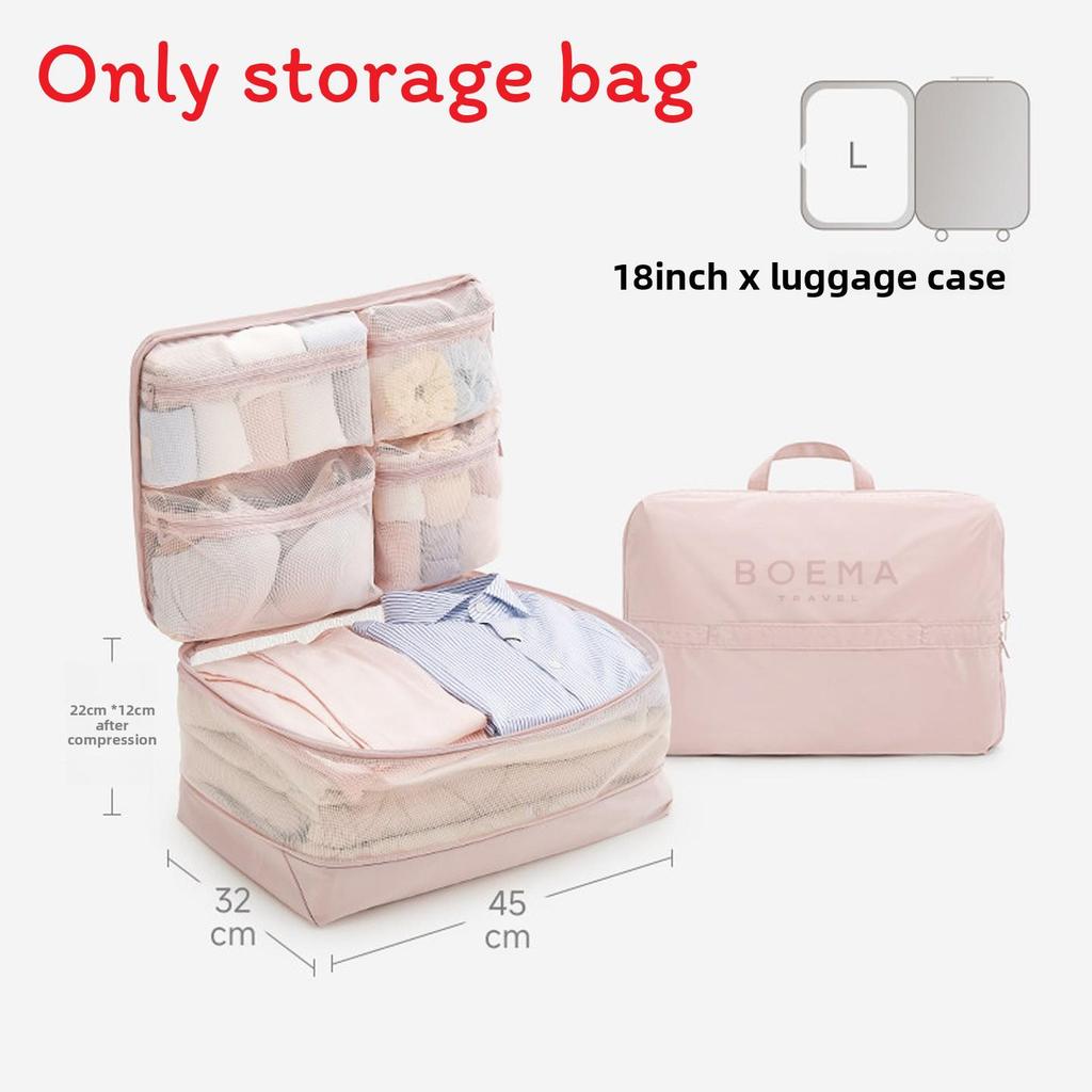 Multifunctional Travel Storage Bag With Compartments For Luggage Use