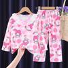 Meisjes My Melody Prinses Pyjamaset - Lange Mouw, Cartoon Design voor Lente en Herfst