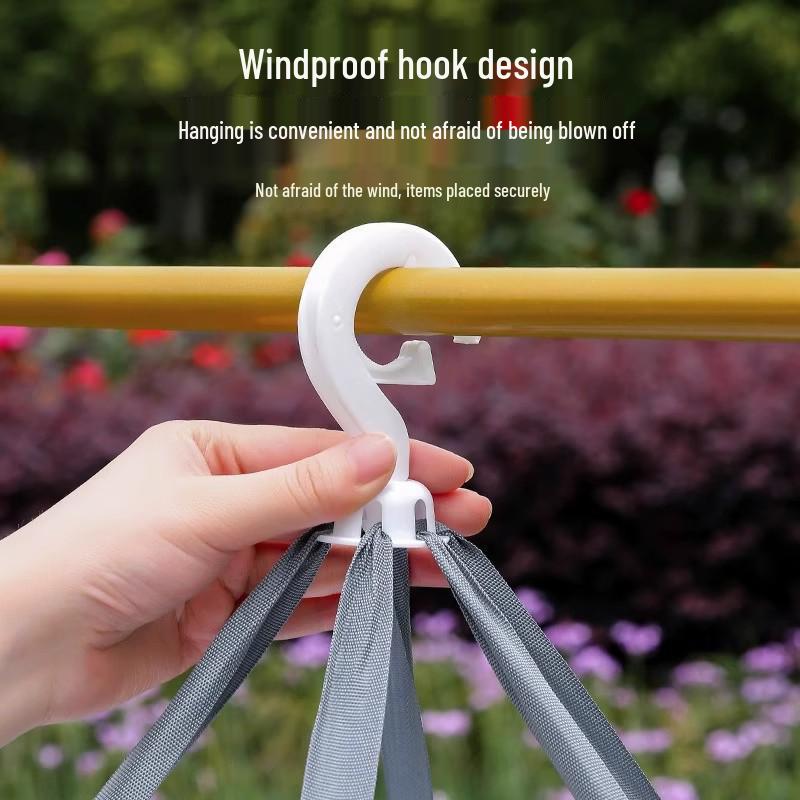 Windproof and Mosquito-proof Portable Folding Food Drying Rack for Vegetables and Fish
