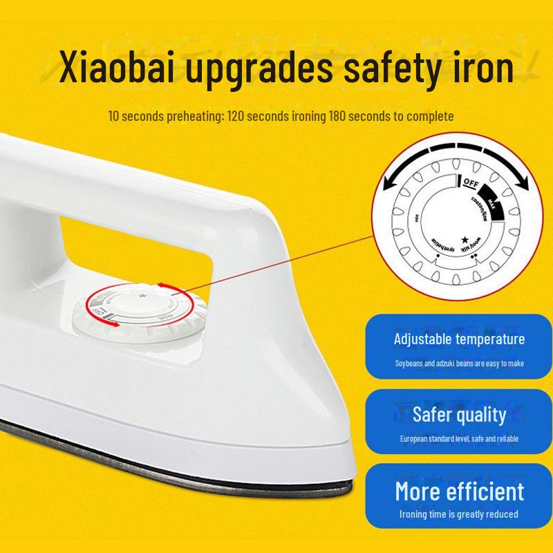 Portable Mini Electric Iron for Clothes - Student Dormitory and Travel-Friendly, Low Power with Temperature Control