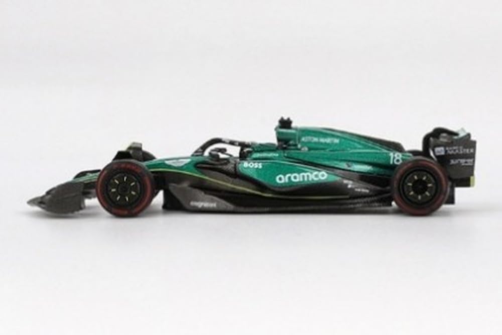 Sunrich MINI GT Maßstab Aston Martin AMR24 F1 2024 Bahrain Grand Prix Lance Stroll Fertigmodell 1/64 #18 MGT01001-L