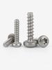 304 Stainless Steel Torx Slot Self-Tapping Screw with Hexagon Head, Flat Tail - Sizes: 2.2mm, 3.5mm, 4.2mm, 5mm