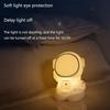 Astronaut Silicone Night Lamp for Kids | RGB Color-Changing LED Bedside Light with Touch Control & 8 Lighting Modes | Rechargeable Nursery Lamp